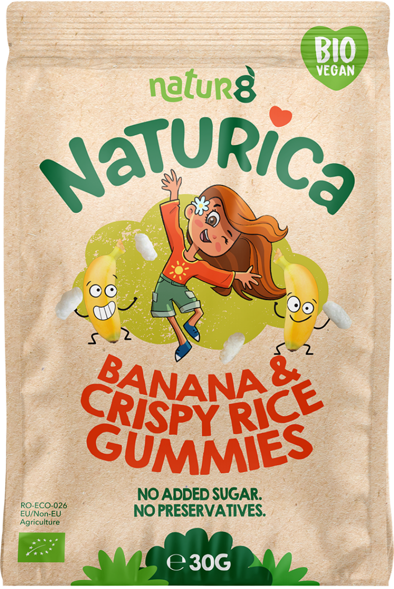 BANANA & CRISPY RICE GUMMIES